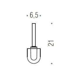 [SPARE PART] WC bristle brush tuft B1657 Colombo Design