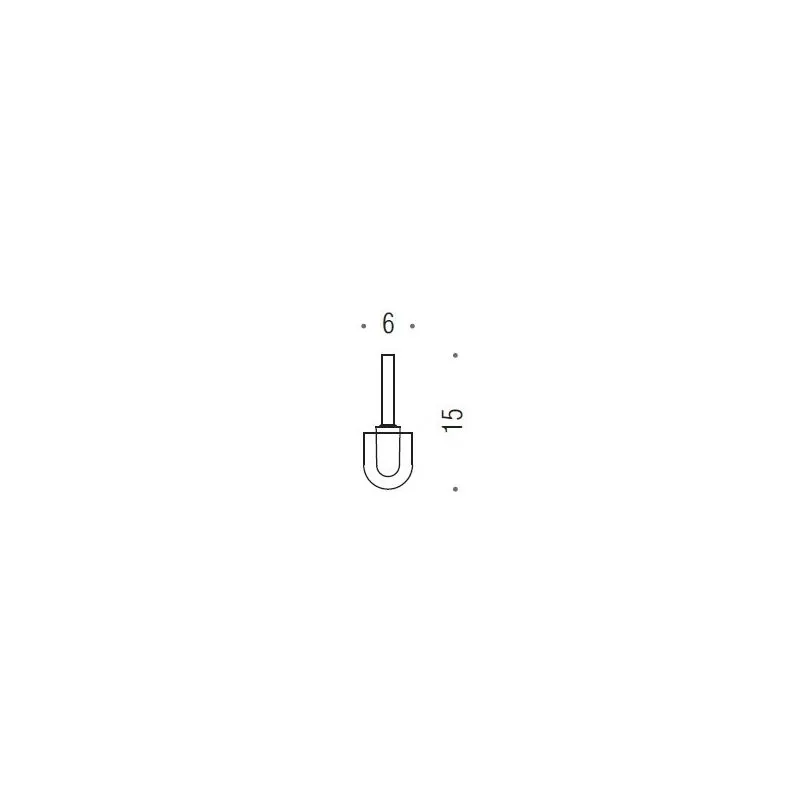 [SPARE PART] WC bristle brush tuft B1857 Colombo Design