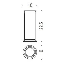 [Ricambio] Vetro per portascopino appoggio LINK B2456 Colombo