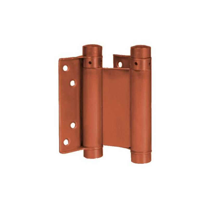 Spring Hinge Bommer double action such (coppia) Bronzed Iron