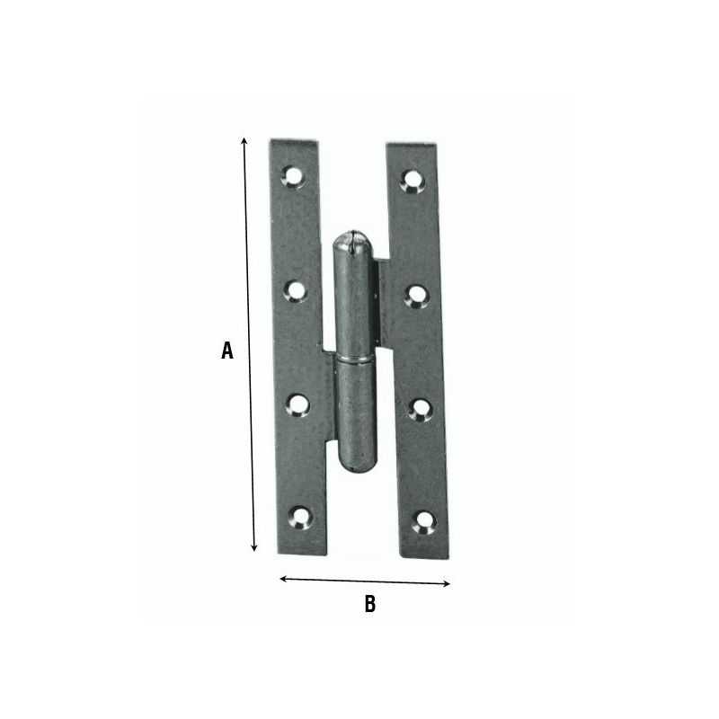 Paumelles type hinge for doors - in iron