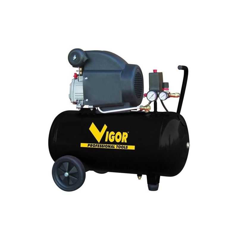 Air compressor 50 lt Vigor VCA-50L - 1.5Hp