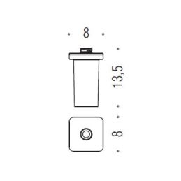 [Ricambio] Contenitore per spandisapone (lt.0.22) B9374 Colombo