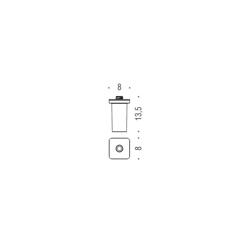 [SPARE PART] Container for soap dispenser (lt.0.22) B9374