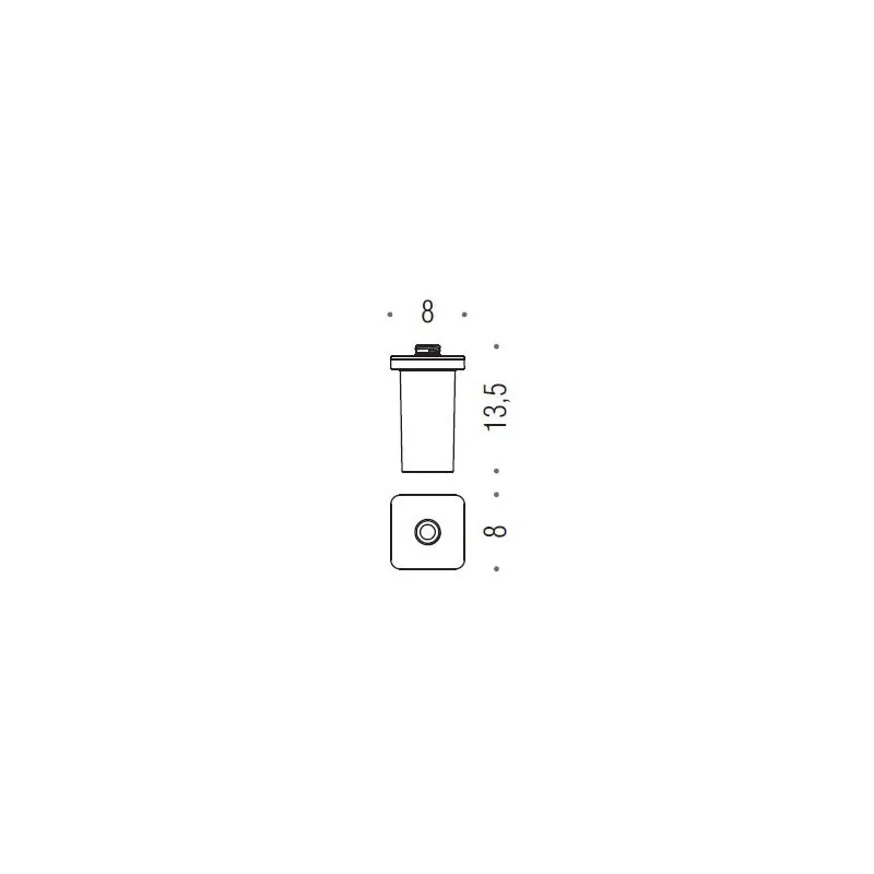 [SPARE PART] Container for soap dispenser (lt.0.22) B9374