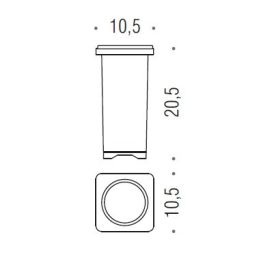 [Ricambio] Contenitore per scopino B2956 Colombo Design