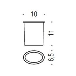 [Spare] Land B2852 Colombo Design glass