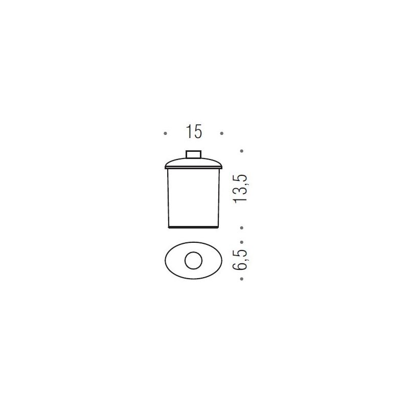 [Spare part] Soap dispenser container Land B9360 Colombo Design