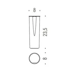 [SPARE] Brush holder spare container B0559 Colombo Design