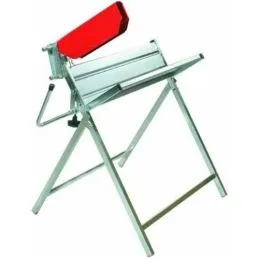 Steel woodcutter stand with chainsaw attachment