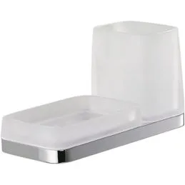 Soap dish and glass holder W4272 Colombo Design