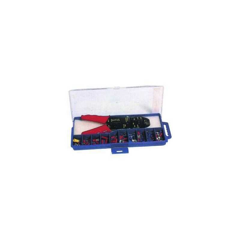 Crimping tool for cable lugs in kit VIGOR 37170