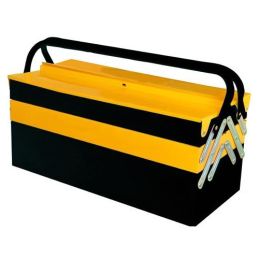 VIGOR 5-compartment metal toolbox