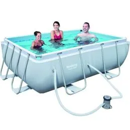 Piscina esterna rettangolare BestWay 56629 Power Steel 282x196