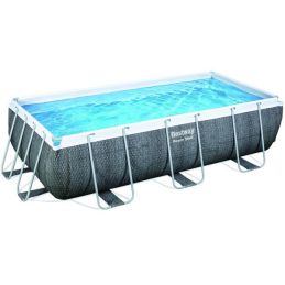 Piscina esterna rettangolare BestWay 56721 Power Steel Rattan