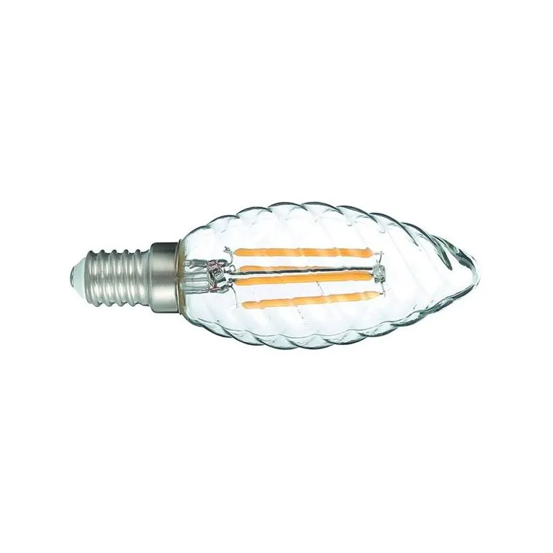 Lampada a LED filamento TORTIGLIONE E14 4W-480 lm VIGOR