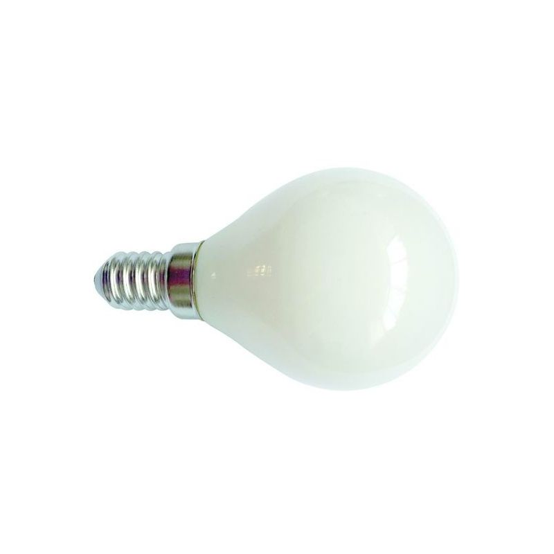 Lampada a LED filamento satinata SFERA E14 4W-420 lm VIGOR