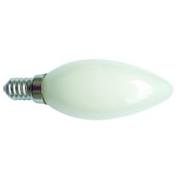 Lampada a LED filamento satinata CANDELA E14 4W-420 lm VIGOR