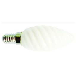 Lampada a LED filamento satinata TORTIGLIONE E14 4W-420 lm VIGOR