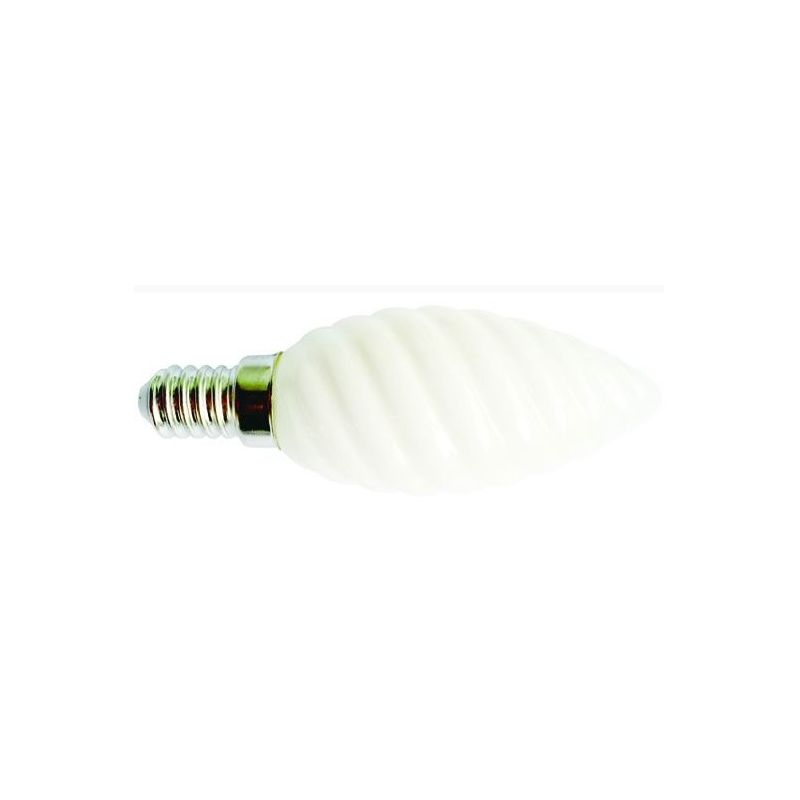 Lampada a LED filamento satinata TORTIGLIONE E14 4W-420 lm VIGOR