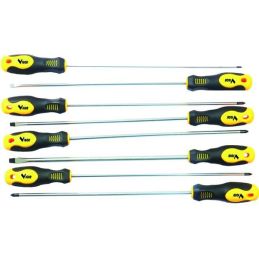 VIGOR 38937-05 extra long screwdriver set 8 pieces