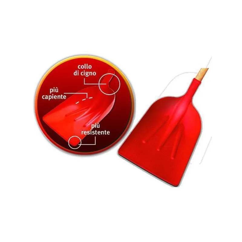 Snow shovel in fiberglass 34x55cm Snow shovel in fiberglass 34x55cm