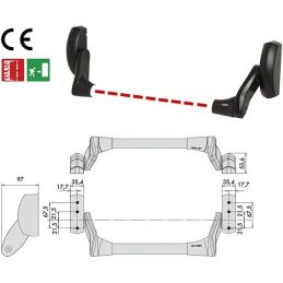 Cisa 59607.10 0FR panic exit device for fire resistant locks