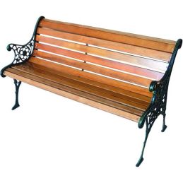 Bench 125x57x70 VIGOR DALIA in wood and cast iron