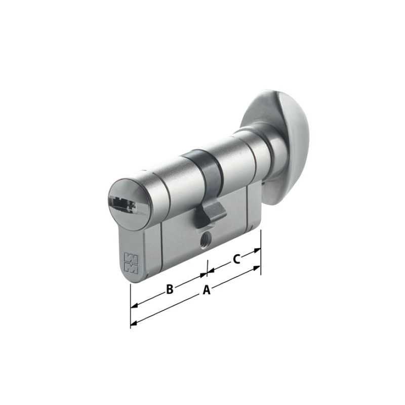 Cilindro di sicurezza Mottura Champions CP6 chiave/pomolo