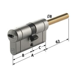 Mottura Champions CP6 security cylinder key / shank