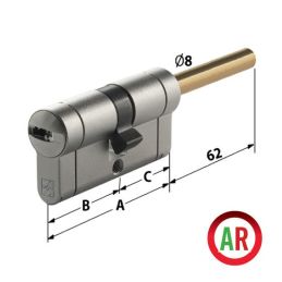 Cilindro di sicurezza Mottura Champions PRO chiave/codolo