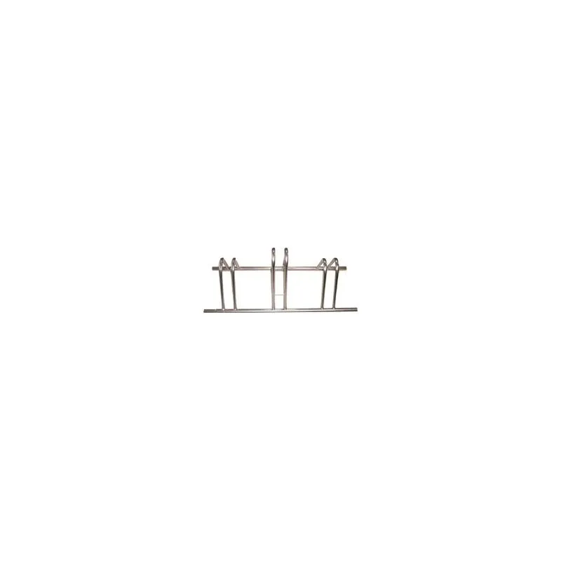 Modular 3-seater raised floor bike rack