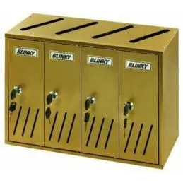 Blinky K-4 condominium mailbox 4 seats all. auburn