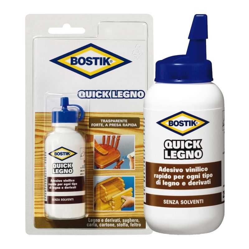 Adesivo per legno colla Bostik Quick legno D2567 75 gr.