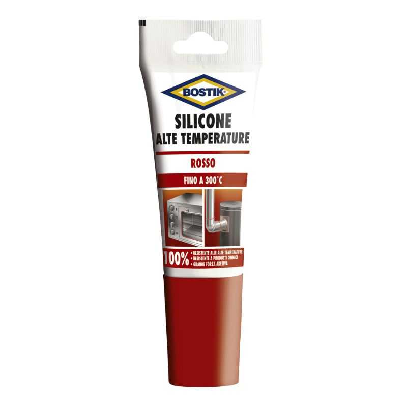 High temperature Acetic Red Silicone Bostik 60 ml