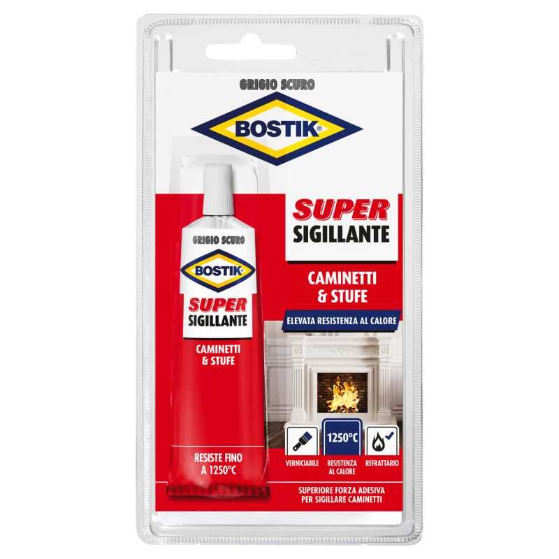 Mastice refrattario Super sigillante Bostik Caminetti & Stufe