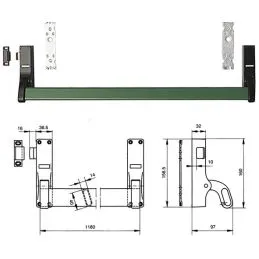 copy of Savio KH.11 Circeo panic exit device