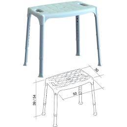 Adjustable shower seat stool