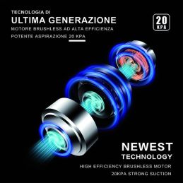 Aspirapolvere scopa a batteria VIGOR VAP-14B Brushless