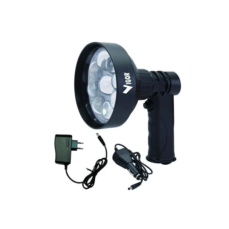 Faro per censimento notturno LED ricaricabile 1800lm VIGOR