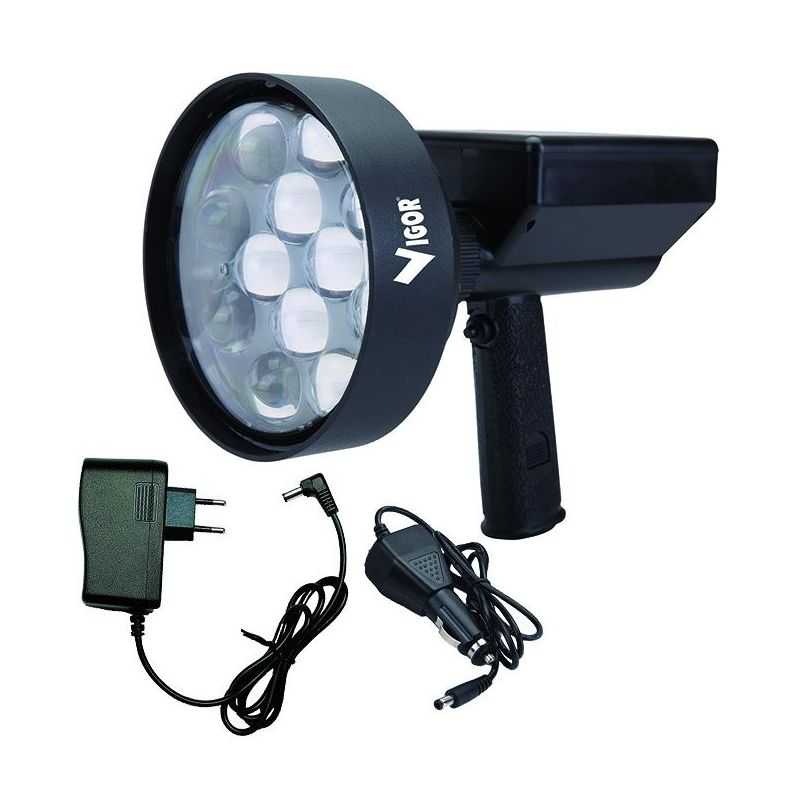 Faro per censimento notturno LED ricaricabile 2500lm VIGOR