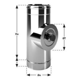 Modulo ispezione tappo tondo MIT Mono Inox Aisi316 Canna