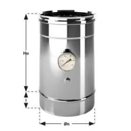 Modulo inserimento sonda con termometro MIC Mono Inox Aisi316