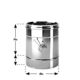 Single wall flue gas calibration damper module MONO De Marinis