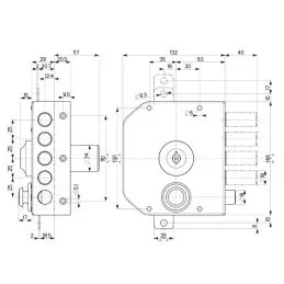 Apply lock 30.632 Mottura triple 1/2 g. with double pump
