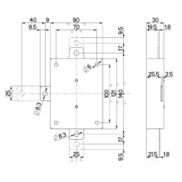 Mottura 96.143 diverter for quintuple locks