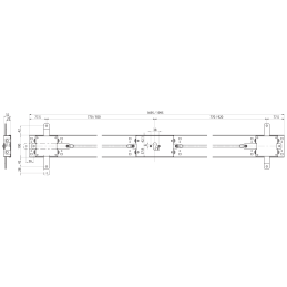 Lock for overhead doors Mottura 45.81170 KIT cylinder