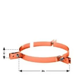 Cable tie rods flue Copper De Marinis
