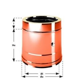 Modulo per inserimento sonda R2PF ISO25 Rame Canna fumaria