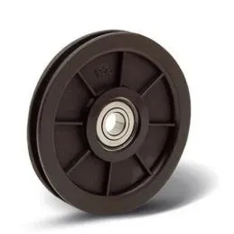 Pulley for tilting shutter cable